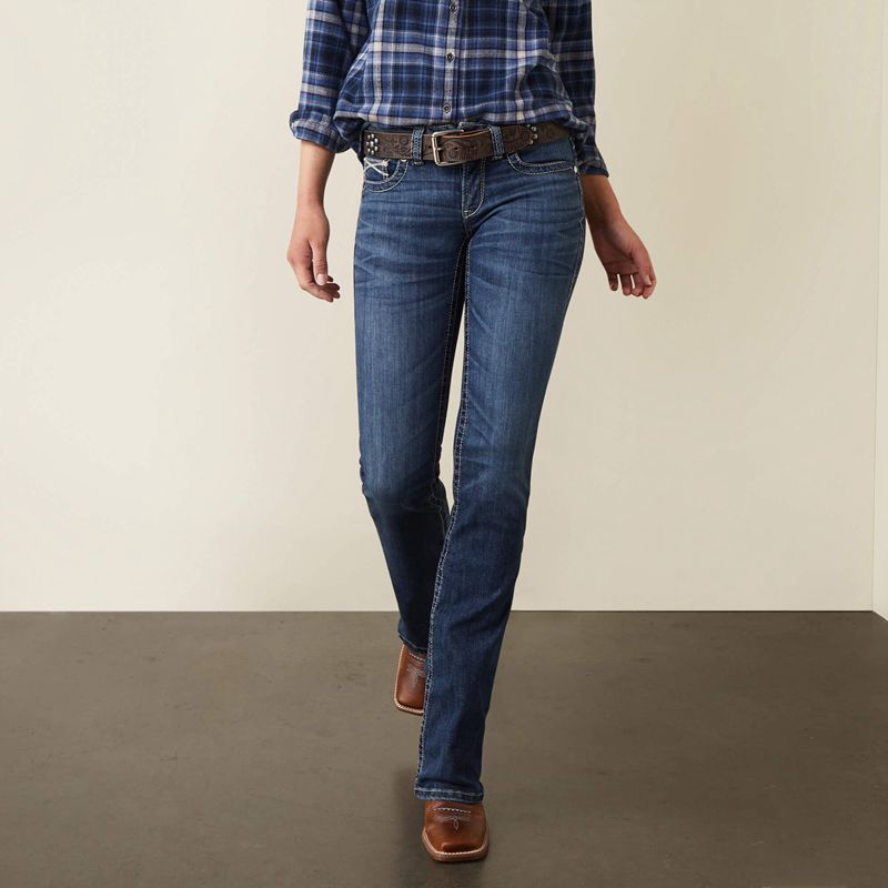 Irvine Ariat R.E.A.L. Mid Rise Miriam Boot Cut Jean | 79PGZYBTE