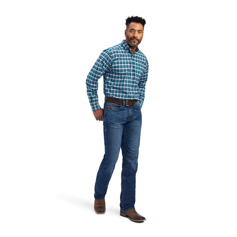 Jelly Bean Ariat Pro Series Brantleigh Stretch Classic Fit Shirt | 79JWAQYSM