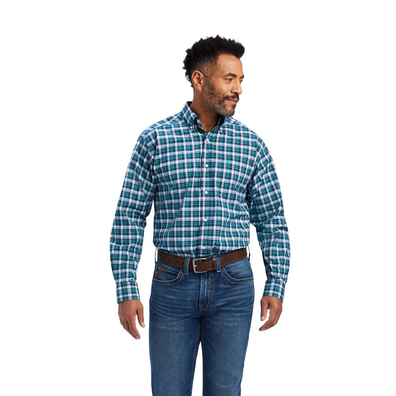 Jelly Bean Ariat Pro Series Brantleigh Stretch Classic Fit Shirt | 79JWAQYSM