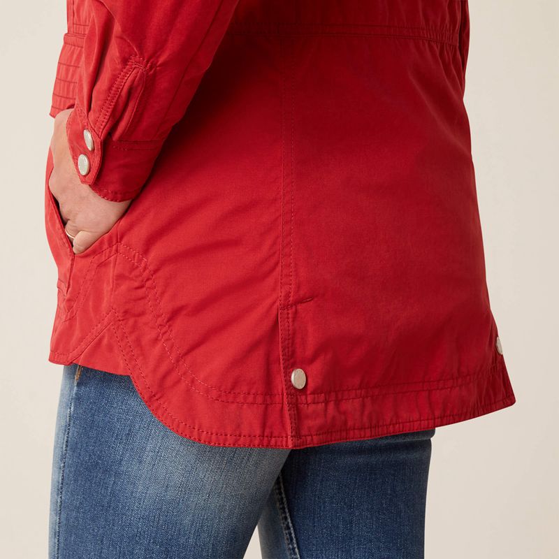 Karanda Red Ariat Calumet Field Jacket | 85NPFXOWK