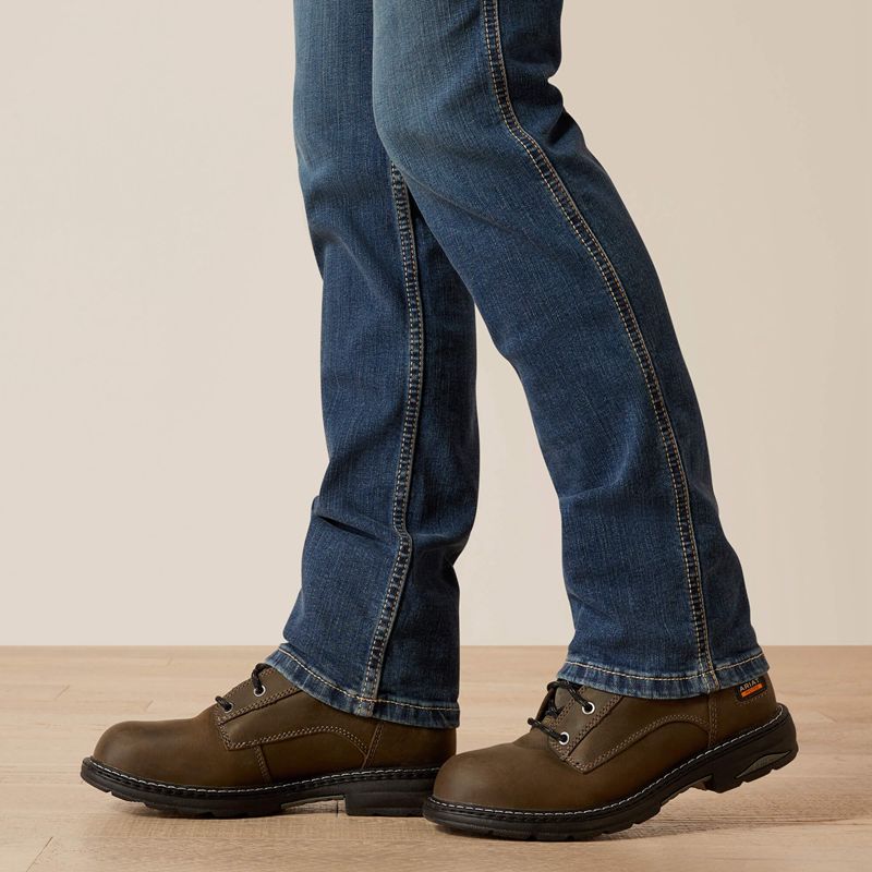 La Jolla Ariat Rebar Hr Riveter Straight Jean | 76QIZTYWL