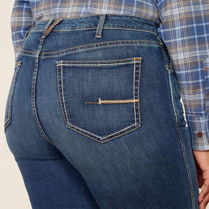 La Jolla Ariat Rebar Hr Riveter Straight Jean | 76QIZTYWL