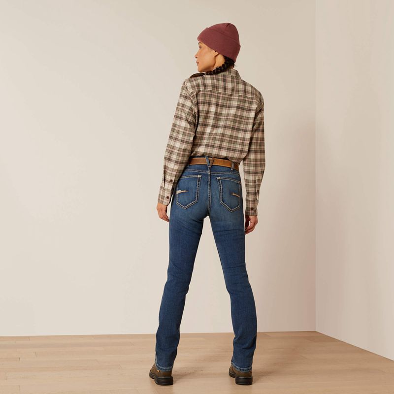 La Jolla Ariat Rebar Hr Riveter Straight Jean | 76QIZTYWL