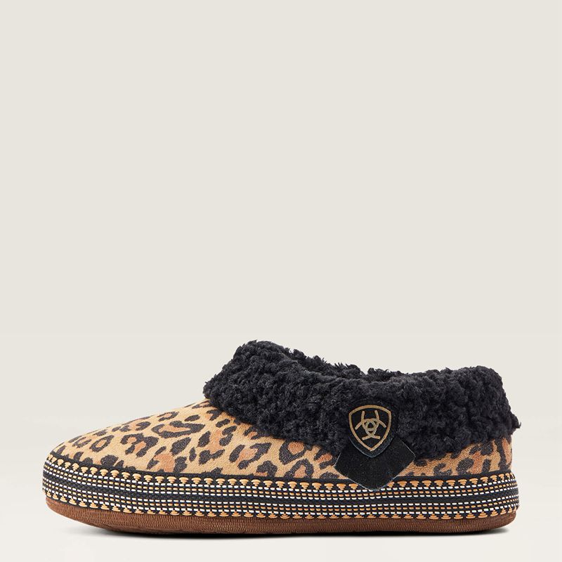 Leopard Print Suede Ariat Melody Slipper | 09PTGKVMY