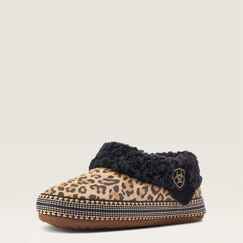 Leopard Print Suede Ariat Melody Slipper | 09PTGKVMY