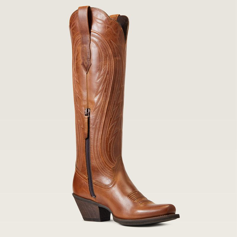 Light Tan Ariat Adeline Western Boot | 21ZJORXBI