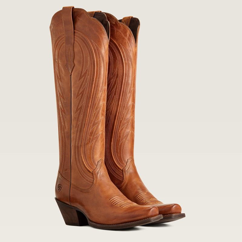 Light Tan Ariat Adeline Western Boot | 21ZJORXBI