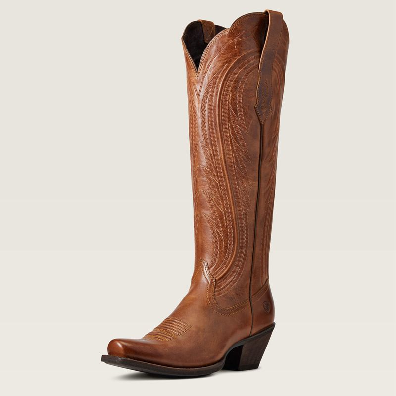 Light Tan Ariat Adeline Western Boot | 21ZJORXBI