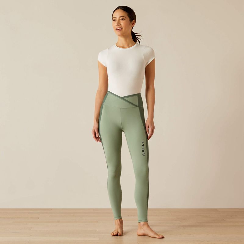 Lily Pad Ariat Eos Chic Half Grip Tight | 49OPQULNC