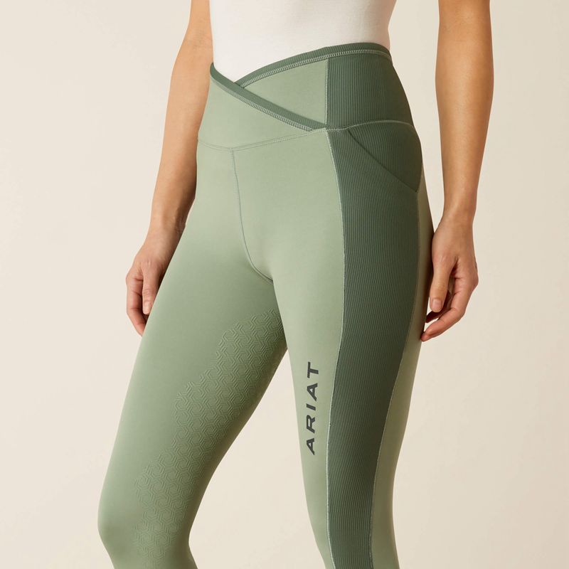 Lily Pad Ariat Eos Chic Half Grip Tight | 49OPQULNC