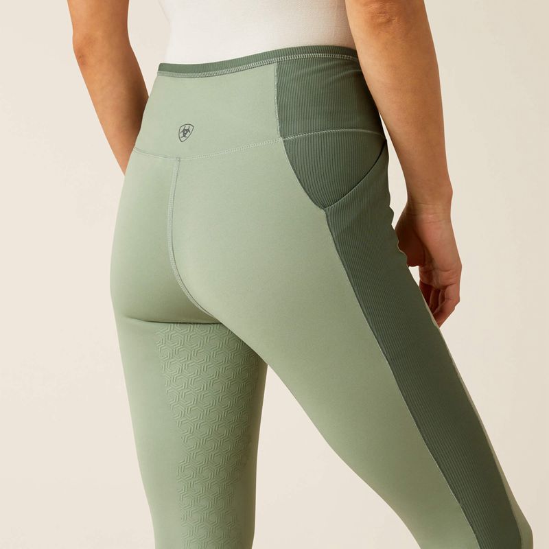 Lily Pad Ariat Eos Chic Half Grip Tight | 49OPQULNC