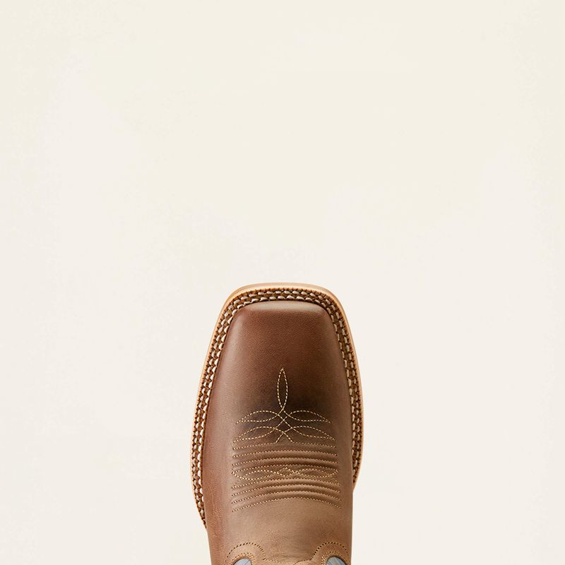 Loco Brown/Cloud Blue Ariat Standout Cowboy Boot | 14XGMECNZ