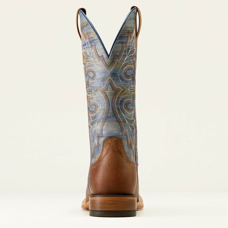 Loco Brown/Cloud Blue Ariat Standout Cowboy Boot | 14XGMECNZ