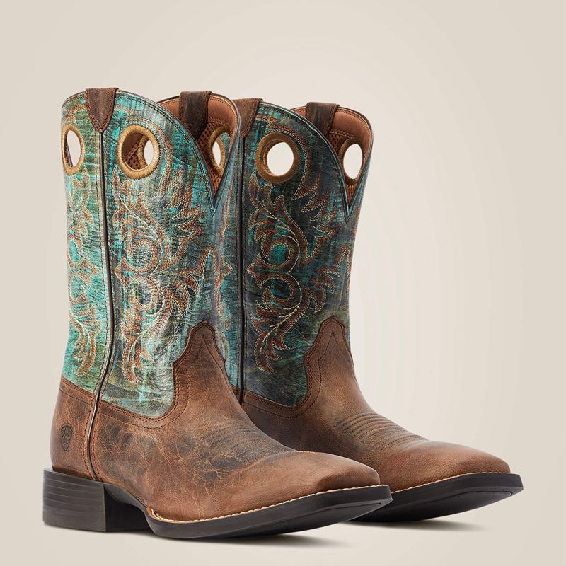 Loco Brown Ariat Sport Rodeo Western Boot | 48ENVSUMW