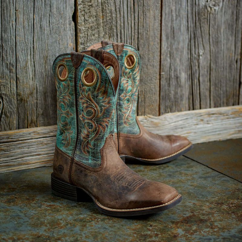 Loco Brown Ariat Sport Rodeo Western Boot | 48ENVSUMW