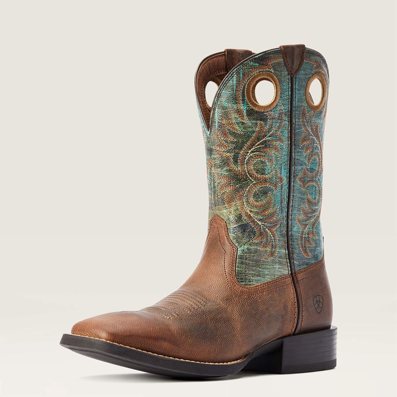 Loco Brown Ariat Sport Rodeo Western Boot | 48ENVSUMW