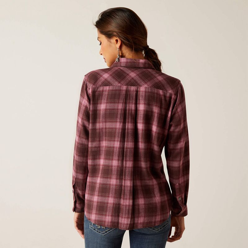 Lucky Plaid Ariat Billie Jean Shirt | 42QKXCUWO