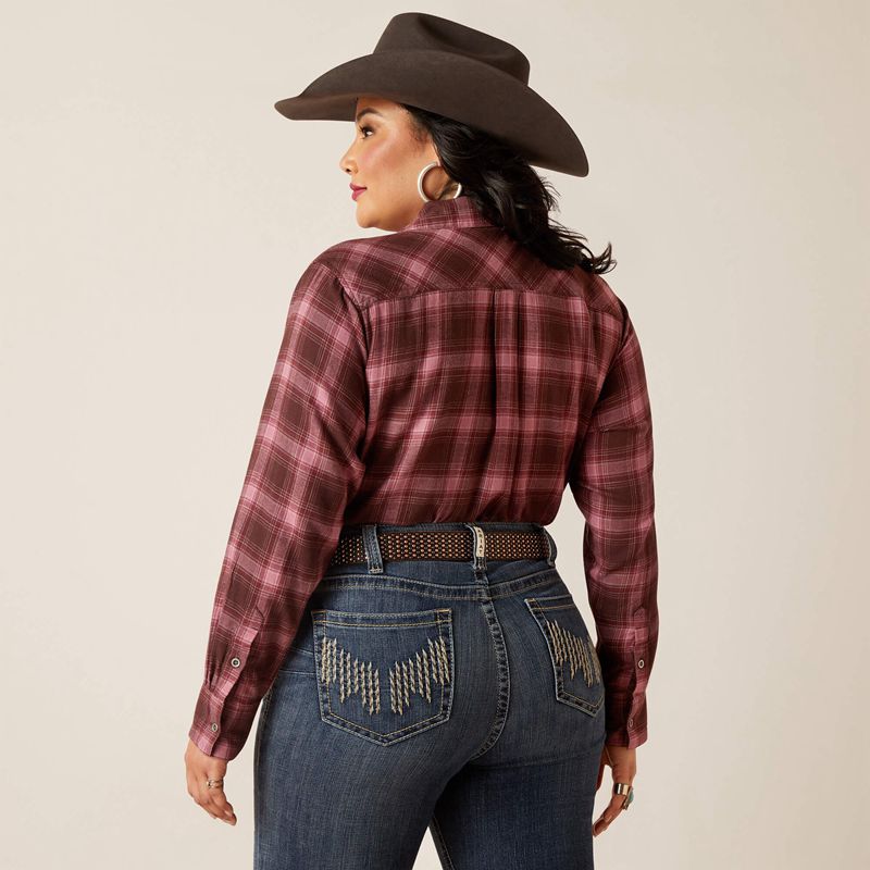 Lucky Plaid Ariat Billie Jean Shirt | 42QKXCUWO