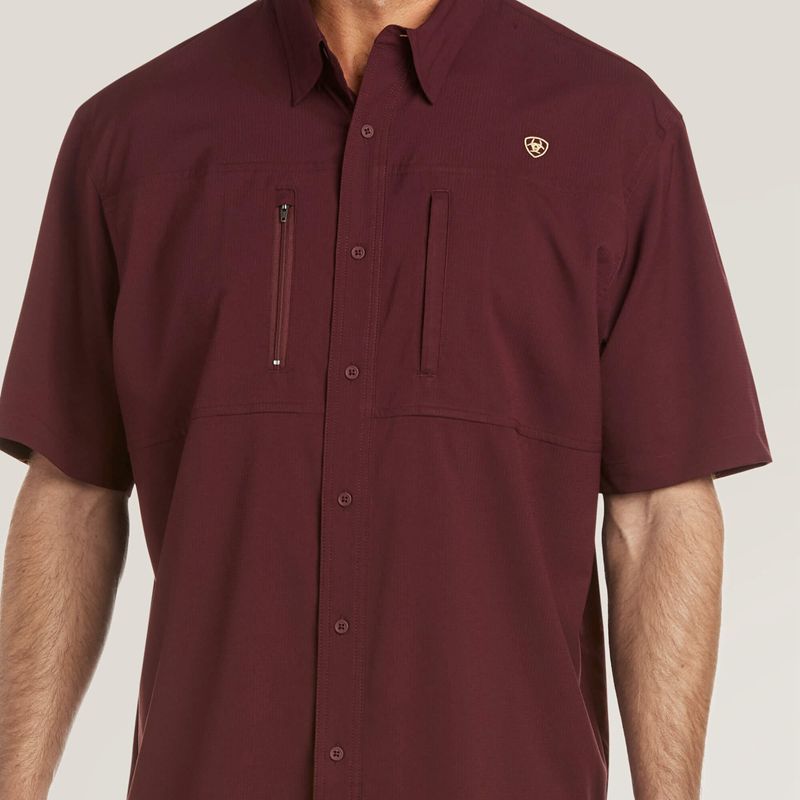 Malbec Ariat Venttek Classic Fit Shirt | 40BEDYVAF