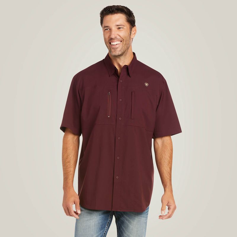 Malbec Ariat Venttek Classic Fit Shirt | 40BEDYVAF