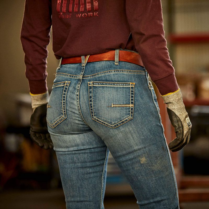 Malibu Ariat Rebar Riveter Boot Cut Jean | 05HAICTUY