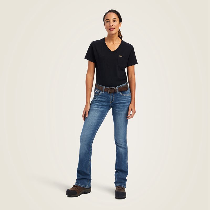 Malibu Ariat Rebar Riveter Boot Cut Jean | 05HAICTUY