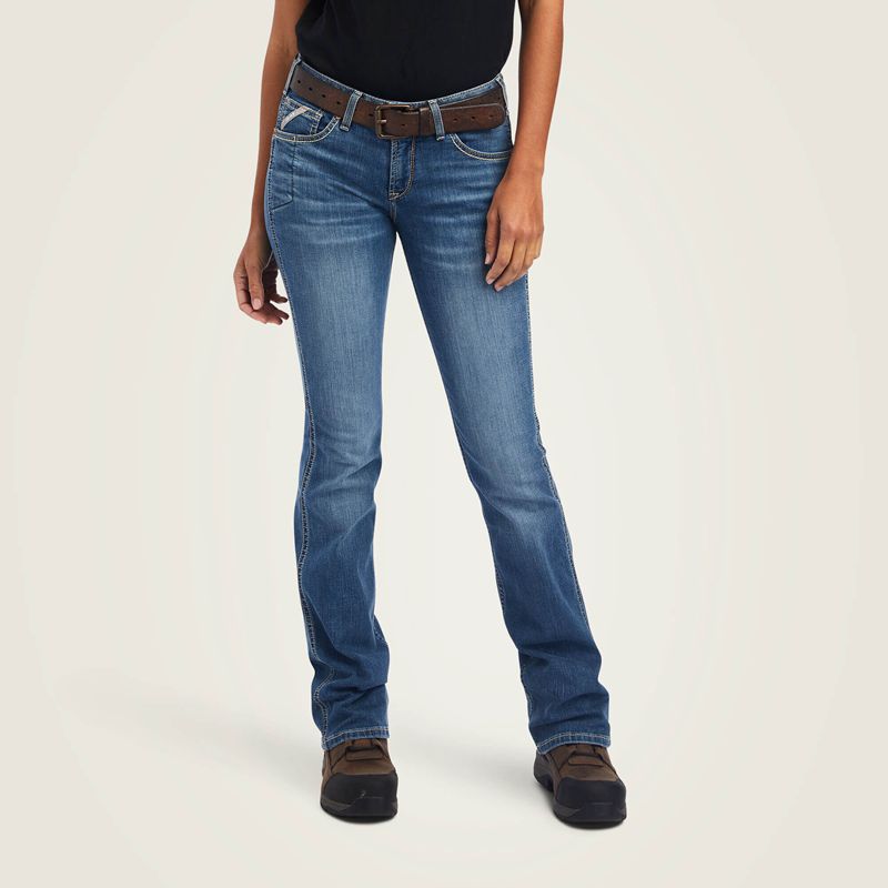 Malibu Ariat Rebar Riveter Boot Cut Jean | 05HAICTUY