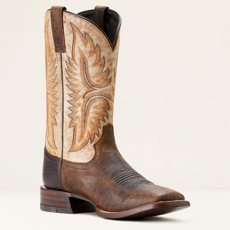 Maple/Warm Stone Ariat Tanglewood Cowboy Boot | 50QSWXJHR