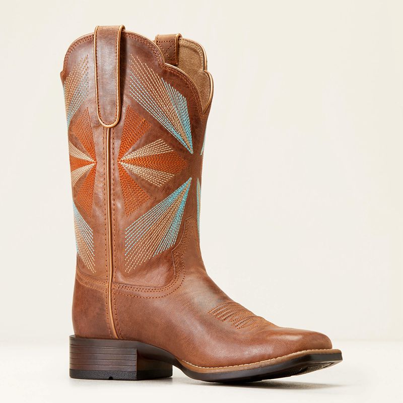 Maple Glaze Ariat Oak Grove Western Boot | 32TOWZNCY