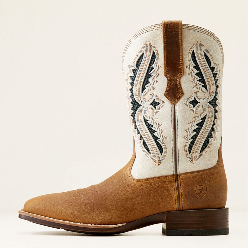 Marbled Tan/White Ariat Rowder Venttek 360° Cowboy Boot | 96QYBFNXL