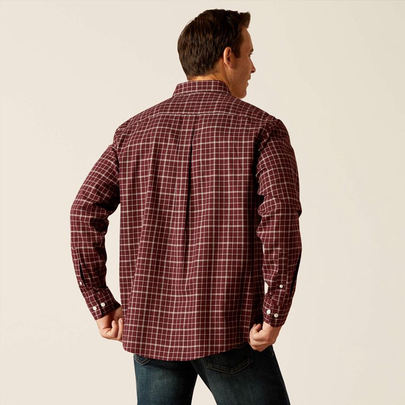 Marron Ariat Clement Shirt | 52NWFZOMA