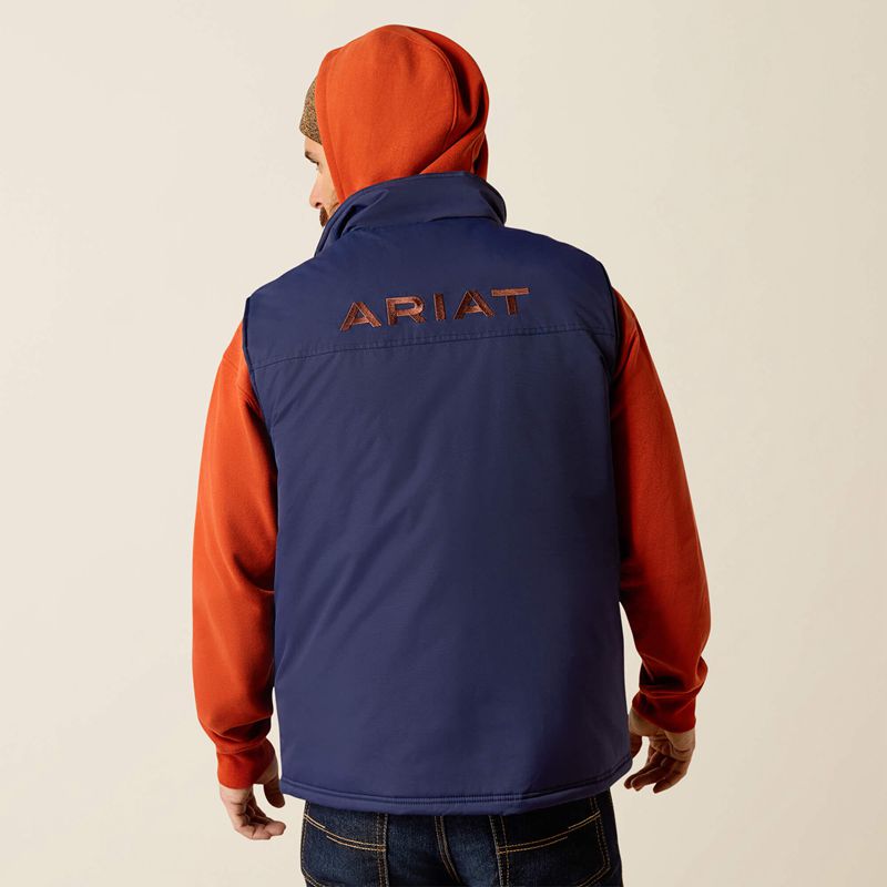 Medieval Blue Ariat Team Logo Insulated Vest | 70YMXCHUI