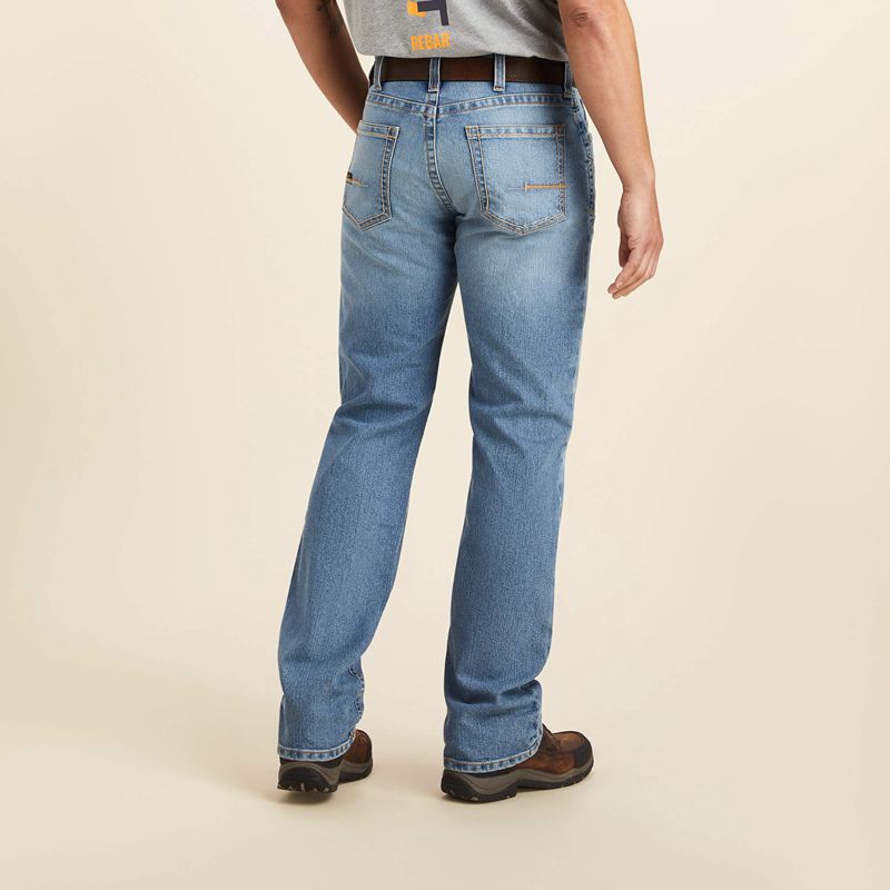 Merced Ariat Rebar M5 Straight Durastretch Edge Straight Leg Jean | 87CYWVDKZ