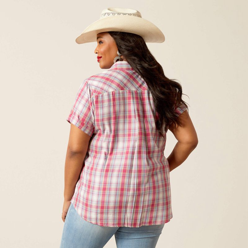 Merida Plaid Ariat Billie Jean Shirt | 54VPKWFQU