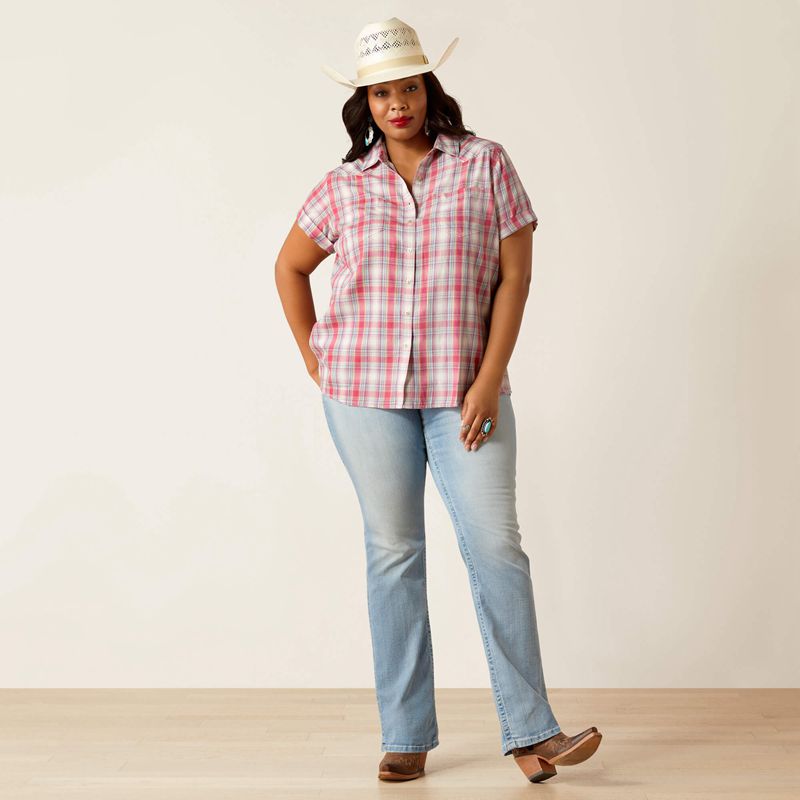 Merida Plaid Ariat Billie Jean Shirt | 54VPKWFQU