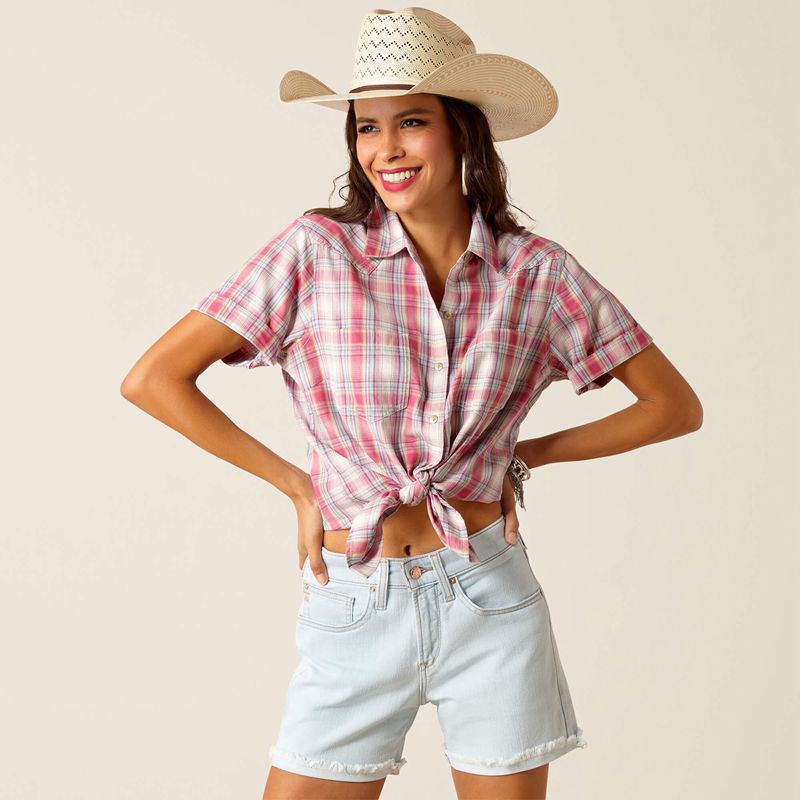 Merida Plaid Ariat Billie Jean Shirt | 54VPKWFQU