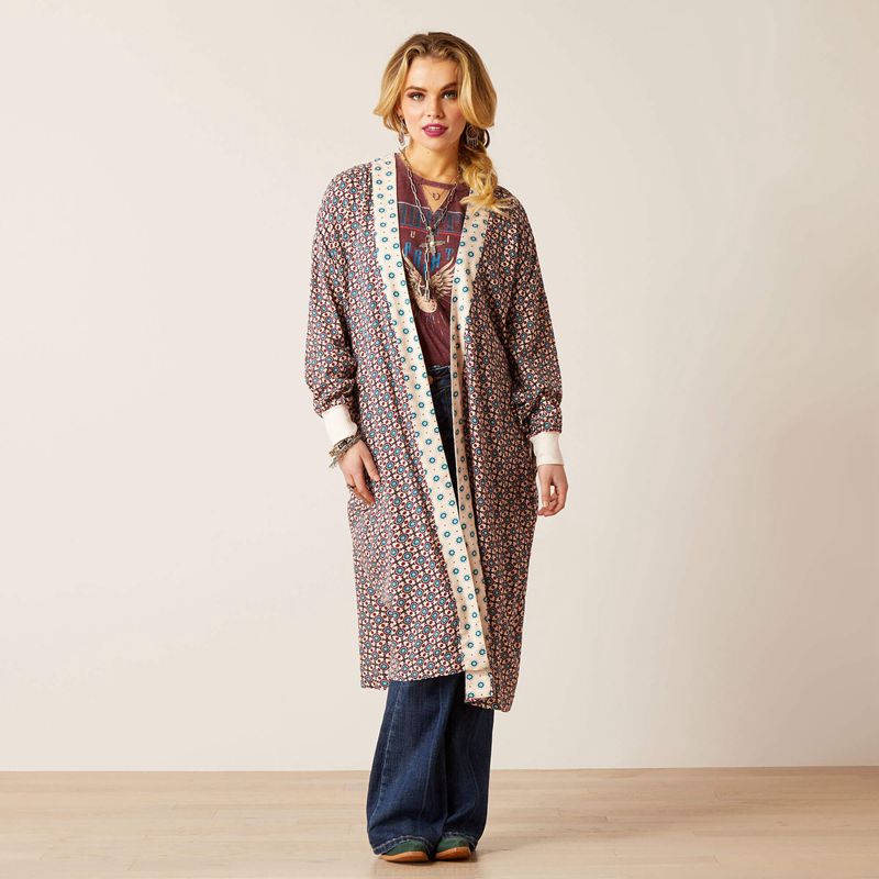 Mesquite Foulard Ariat Mesquite Kimono Duster | 95HCUDQNZ