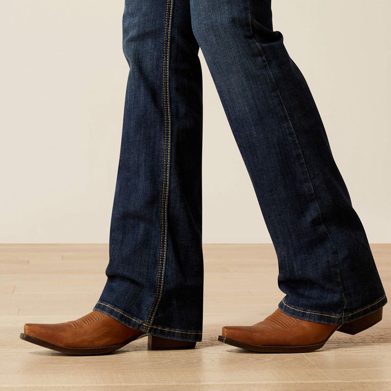 Midnight Ariat Perfect Rise Desiree Boot Cut Jeans | 29GNTEAXI