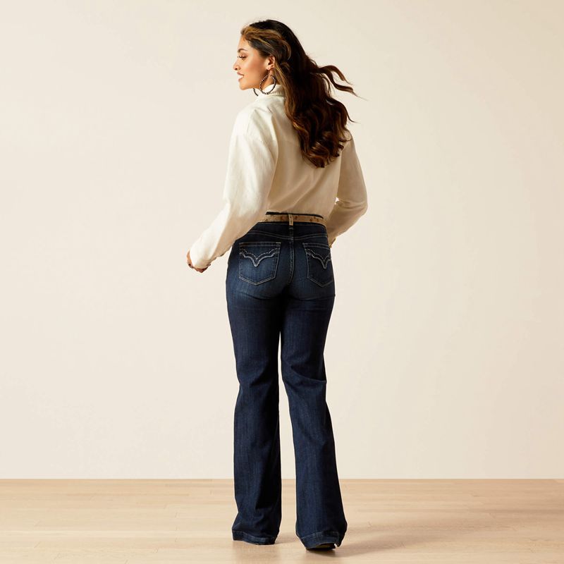 Midnight Ariat Perfect Rise Tyra Trouser | 95QXZMLOF