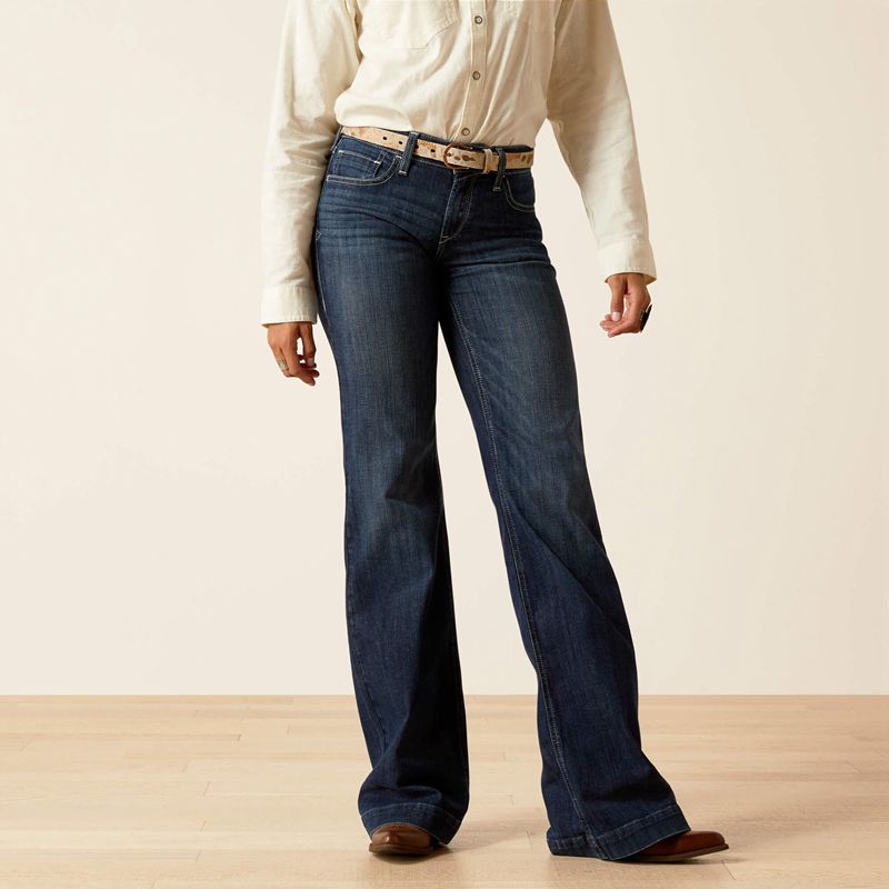 Midnight Ariat Perfect Rise Tyra Trouser | 95QXZMLOF