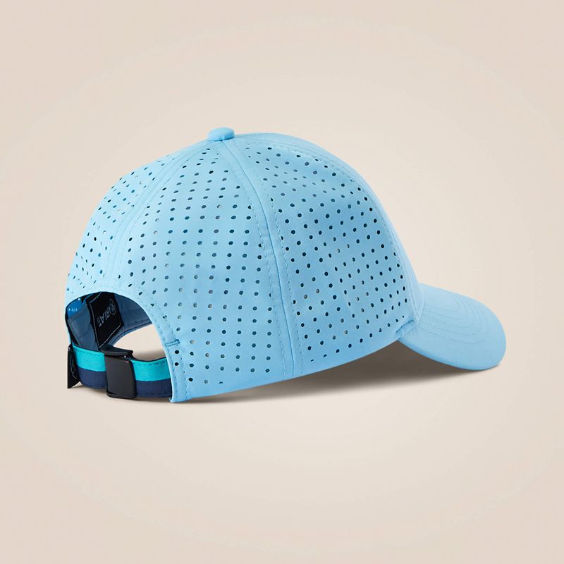 Milky Blue Ariat Tri Factor Cap | 23UWYZHIN