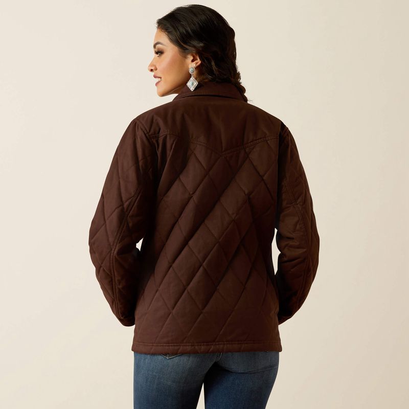 Mole Ariat Grizzly Quilted Barn Jacket | 51FUQIHRZ