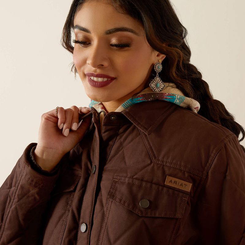 Mole Ariat Grizzly Quilted Barn Jacket | 51FUQIHRZ