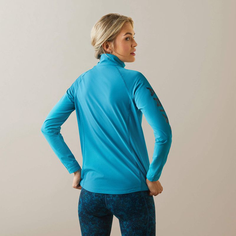 Mosaic Blue Ariat Agile Softshell Jacket | 98KWUIZSL