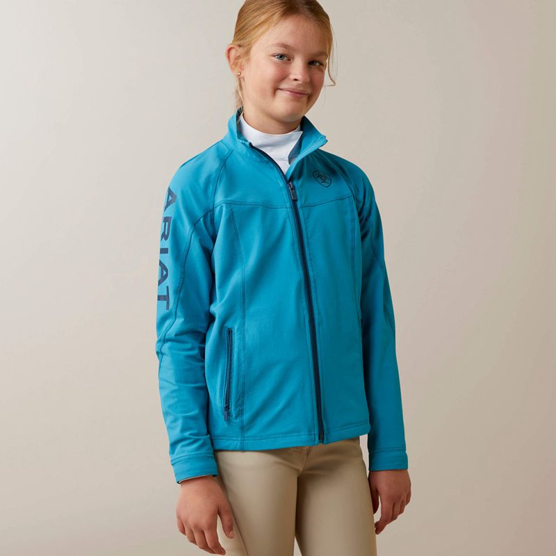 Mosaic Blue Ariat Agile Softshell Waterproof Jacket | 67IFPSZVC