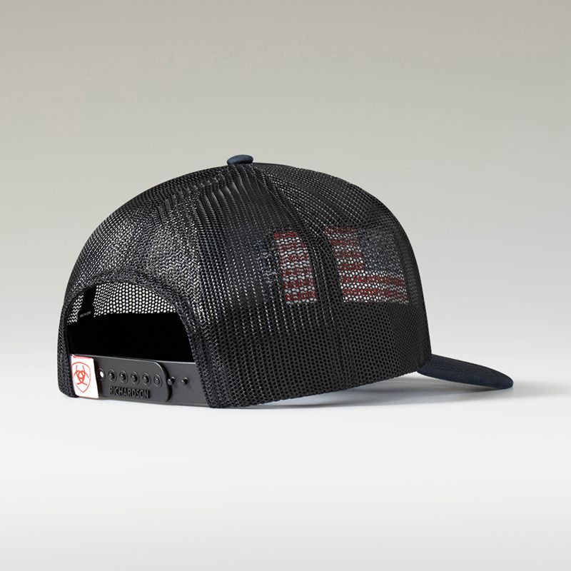 Multi Ariat Basket Weave Flag Cap | 57ABSGMXY