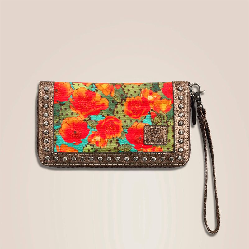 Multi Ariat Cruiser Clutch Wallet | 13ELJWMUQ