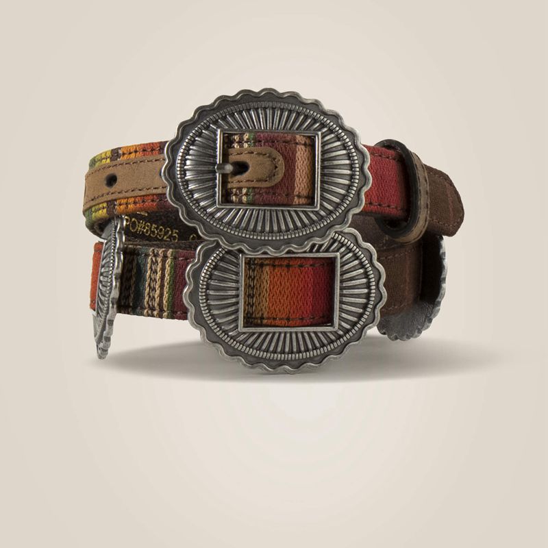 Multi Ariat Oval Concho Serape Belt | 60YHRJBTK