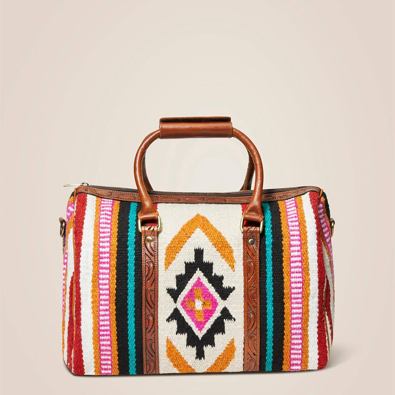 Multi Ariat Rug Woven Duffel | 43QOUHCTW