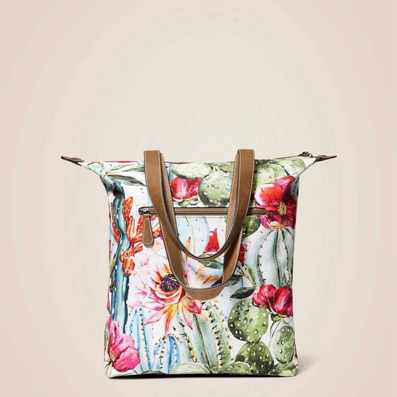 Multi Ariat Tall Tote Cactus Floral | 71QFITMOU